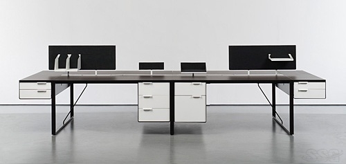 Офисные столы для офиса открытого типа_