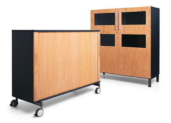 Thulema office filing cupboards on wheels 