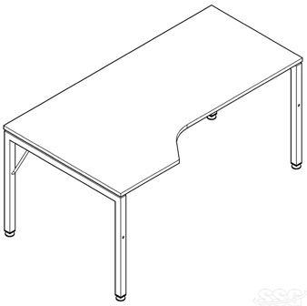 Thulema office desks drawing_