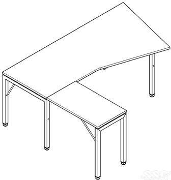 Office tables kontor layout_