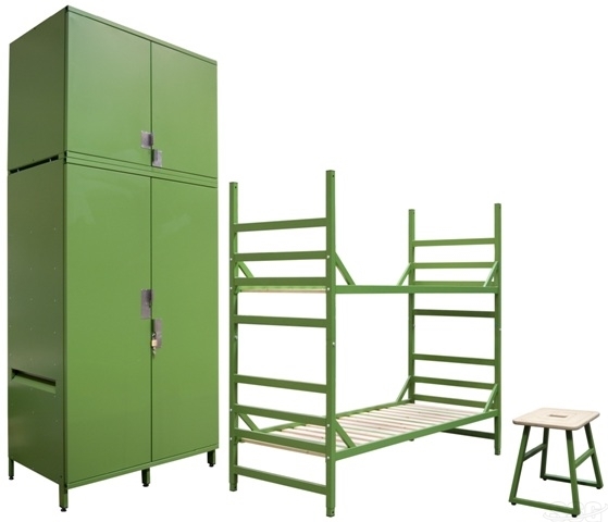 Metal bunk beds_